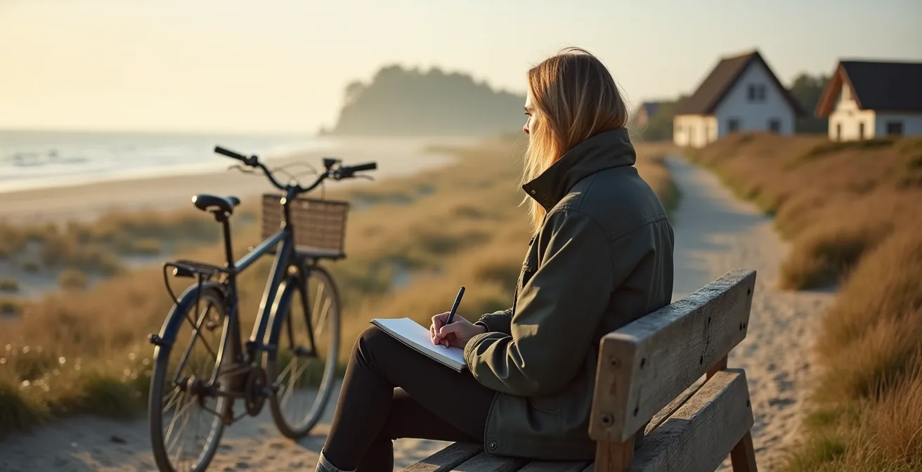 Ruhige Momente des Slow Travel auf einer deutschen Insel