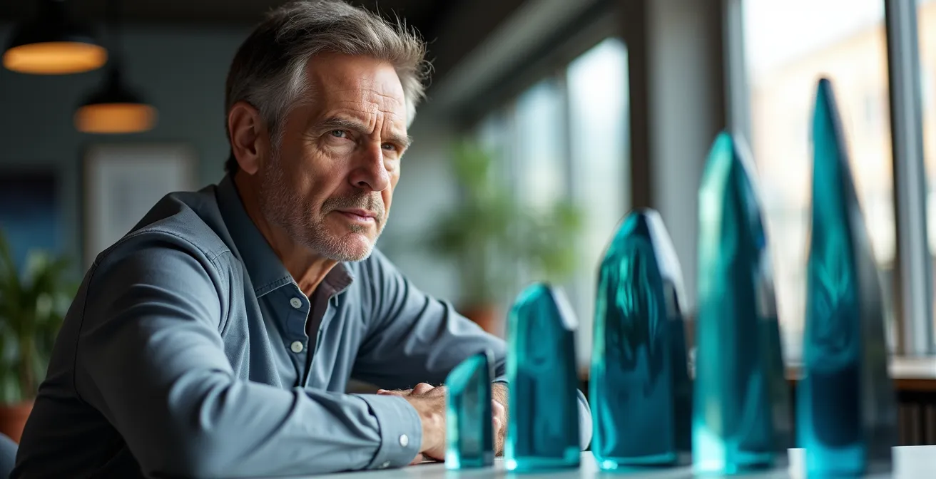 Metaphorische Darstellung der fünf Wachstumsbremsen deutscher Unternehmen